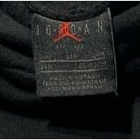Jordan Hoodie Black Size 24M - Picture 4 of 5